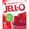 Jell-O Strawberry Gelatin Dessert, 3 oz Box
