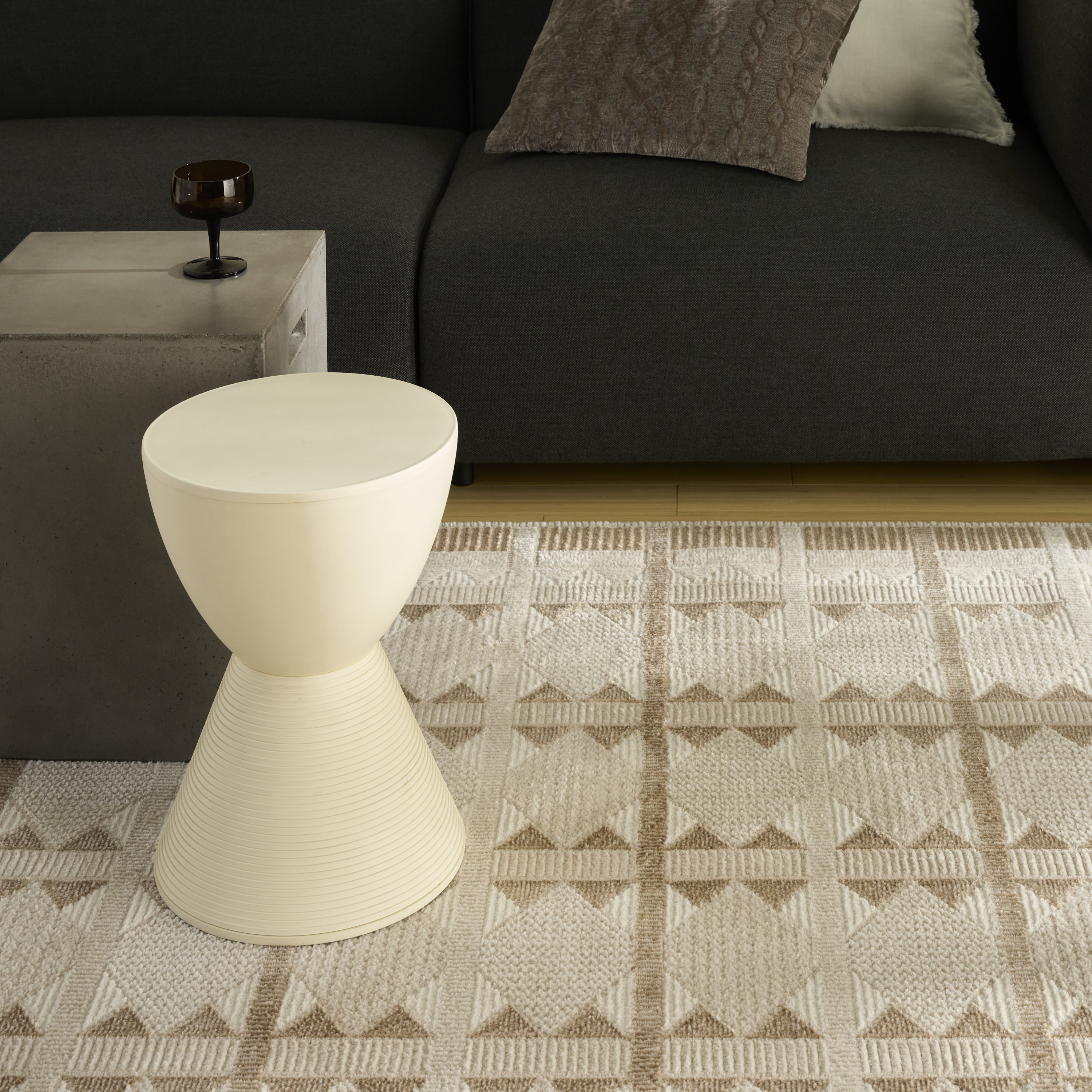 Nourison Nordic 8' x 10' Taupe Modern Indoor Rug