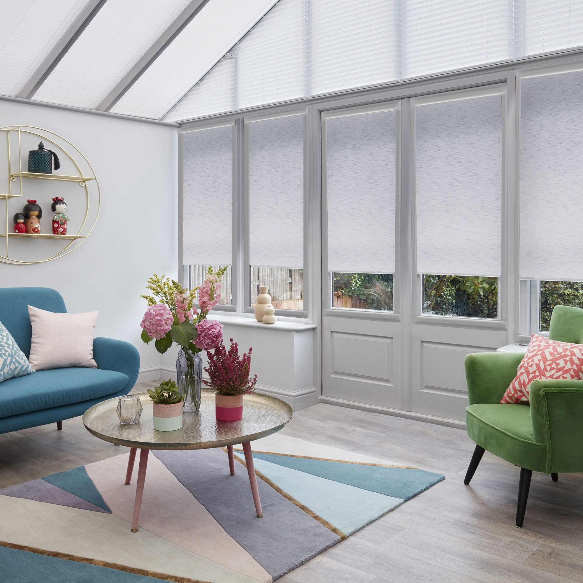 Ravella Petrol Conservatory Roller blinds