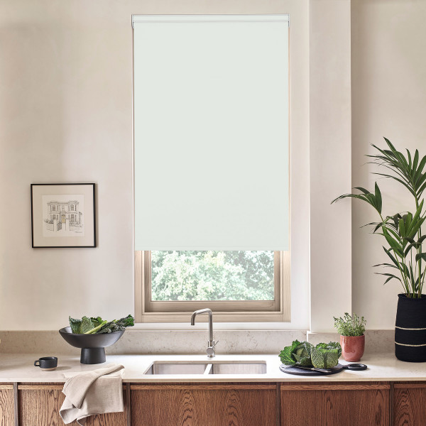 Acacia Wide Blackout White Roller Blind