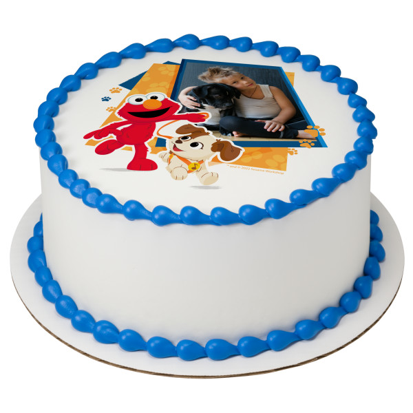 Sesame Street® Elmo and Tango PhotoCake® Edible Image® Frame