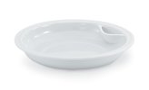 4 ¼-quart replacement round porcelain food pan for Intrigue® induction chafer