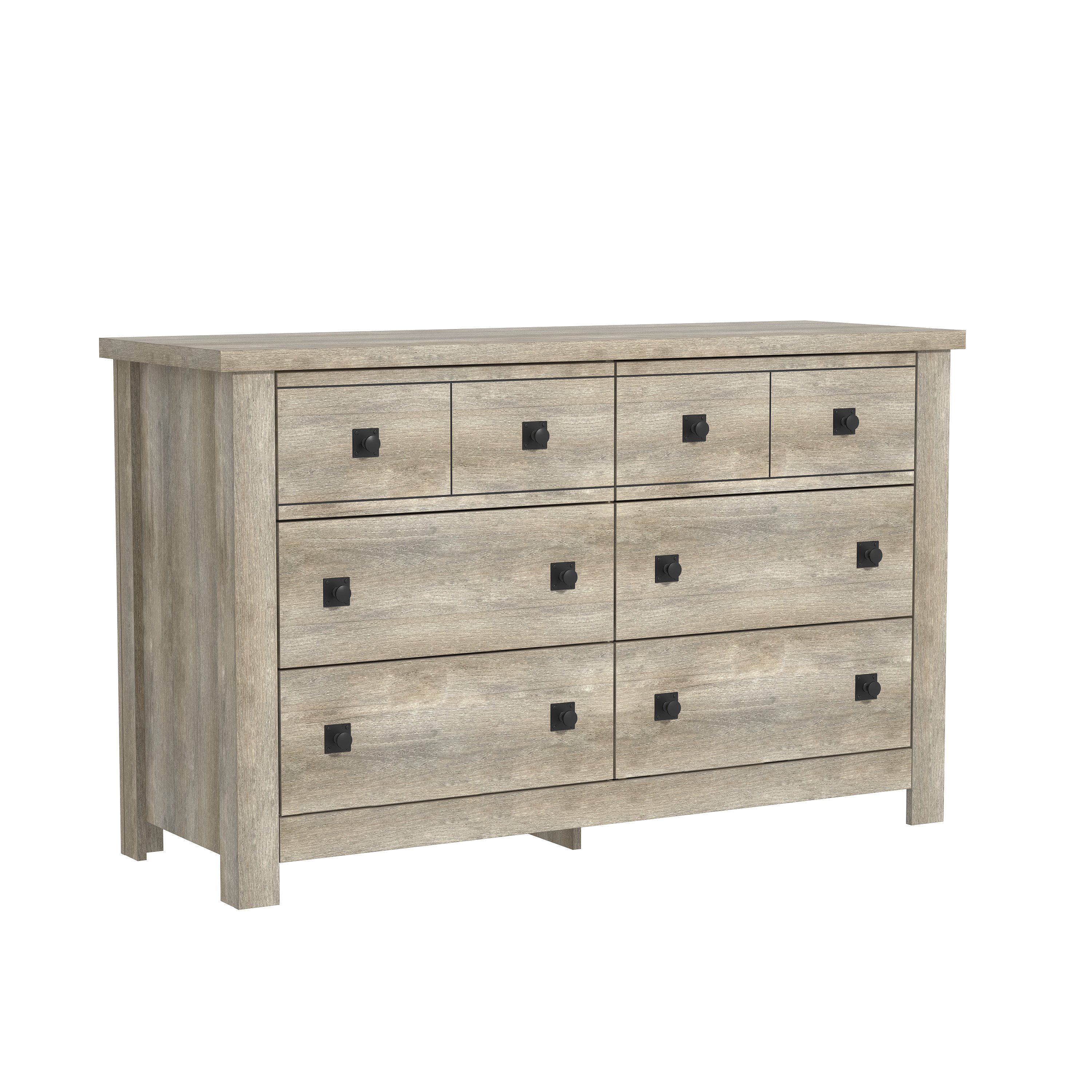 Addison Wood 6 Drawer Dresser