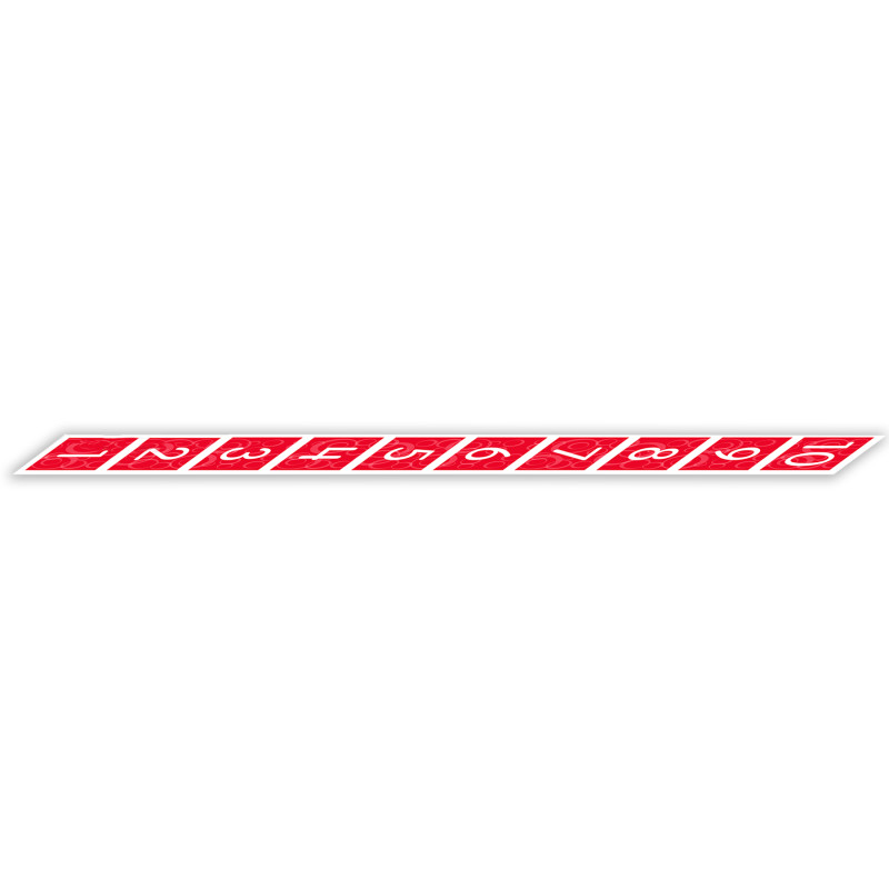 Number Path Floor Mat