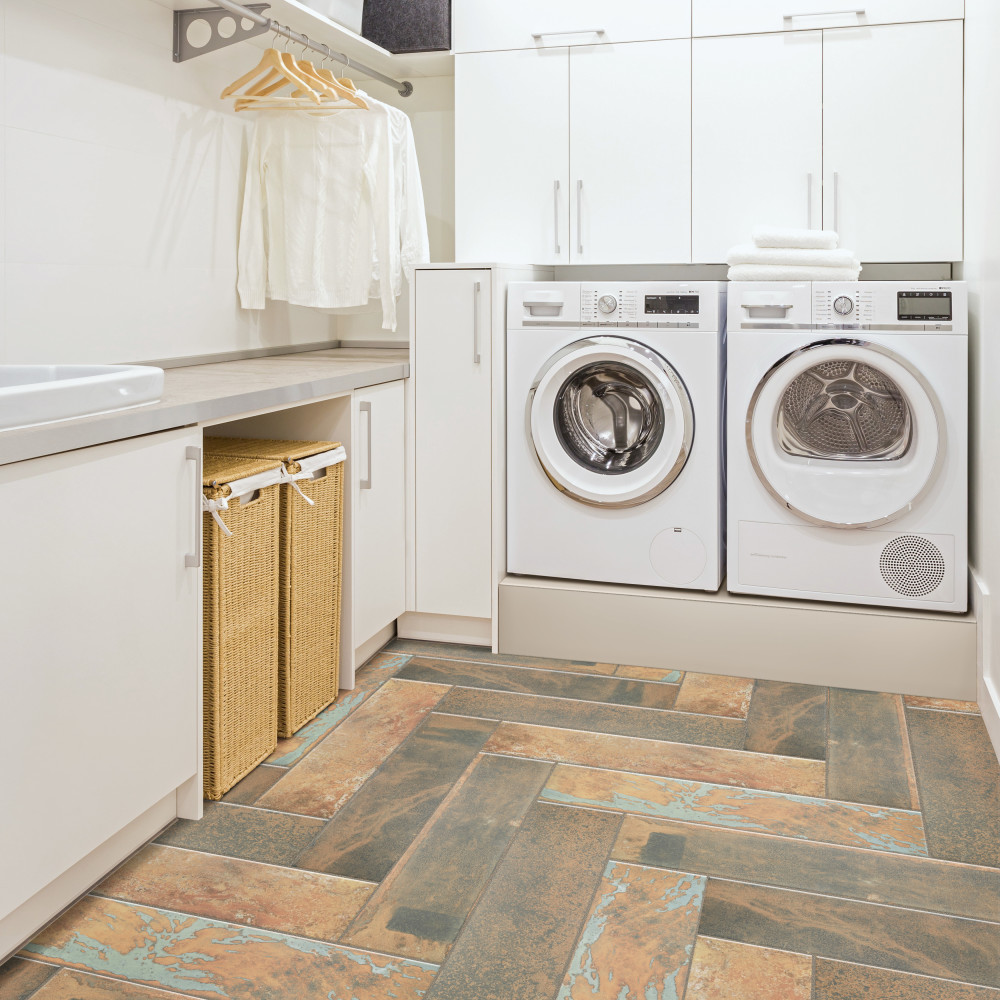 Maheno Mix 8-1/2 in. x 35-1/2 in. Porcelain Floor and Wall Tile