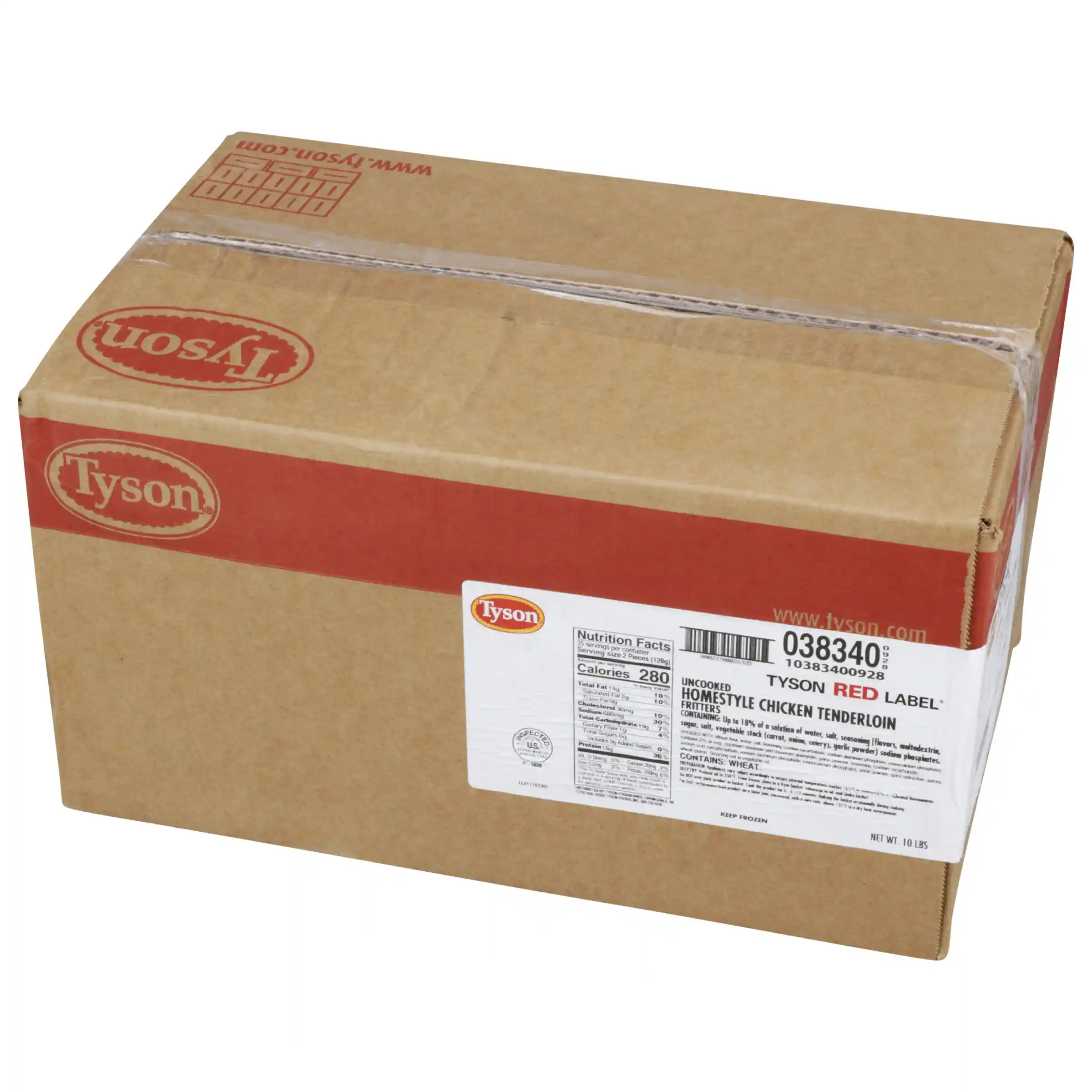 Tyson Red Label® Uncooked Homestyle Chicken Tenderloin Fritters _image_5