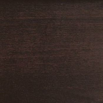 Dark brown wooden panel with fine horizontal grain; displaying subtle texture and low sheen; close-up, evenly lit, filling the frame with no surrounding objects or view.