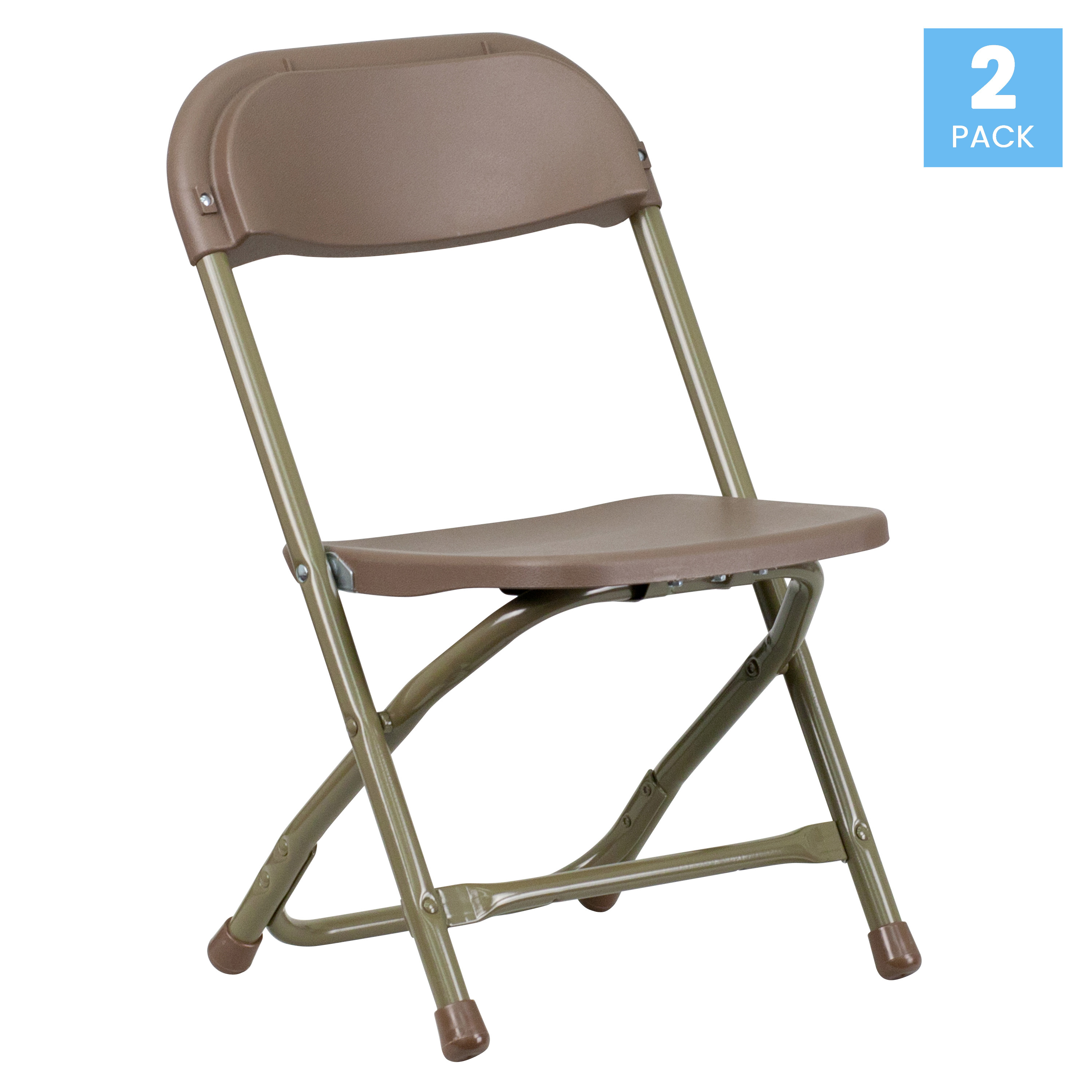 Pack de 2 sillas plegables de plástico blanco para niños - Imagen 18 de 63