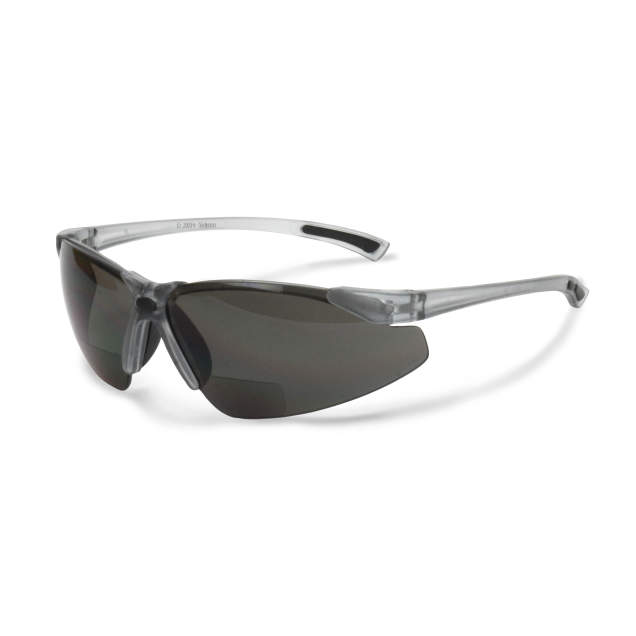 C2™ Bi-Focal Safety Eyewear, Smoke Lens - 2.0 Diopter