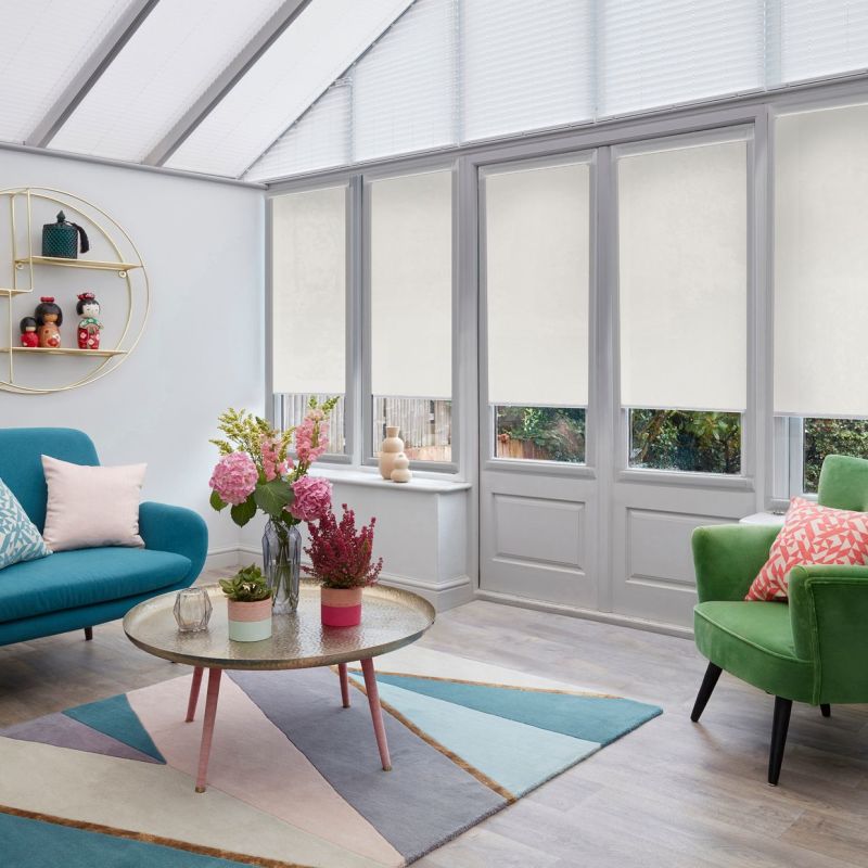 Corsica Ivory Conservatory Roller blind