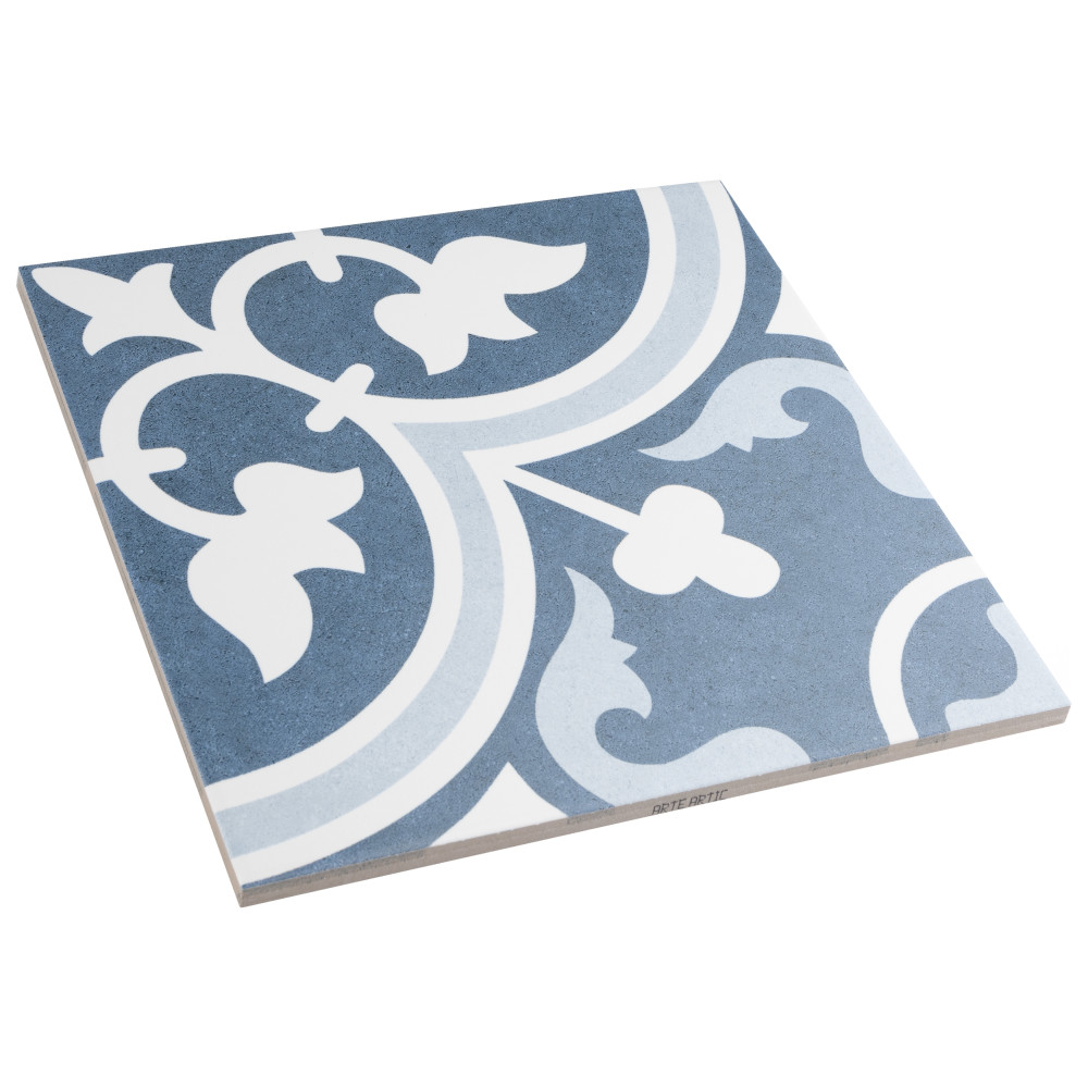 Arte Artic 9-3/4 in. x 9-3/4 in. Porcelain Floor and Wall Tile