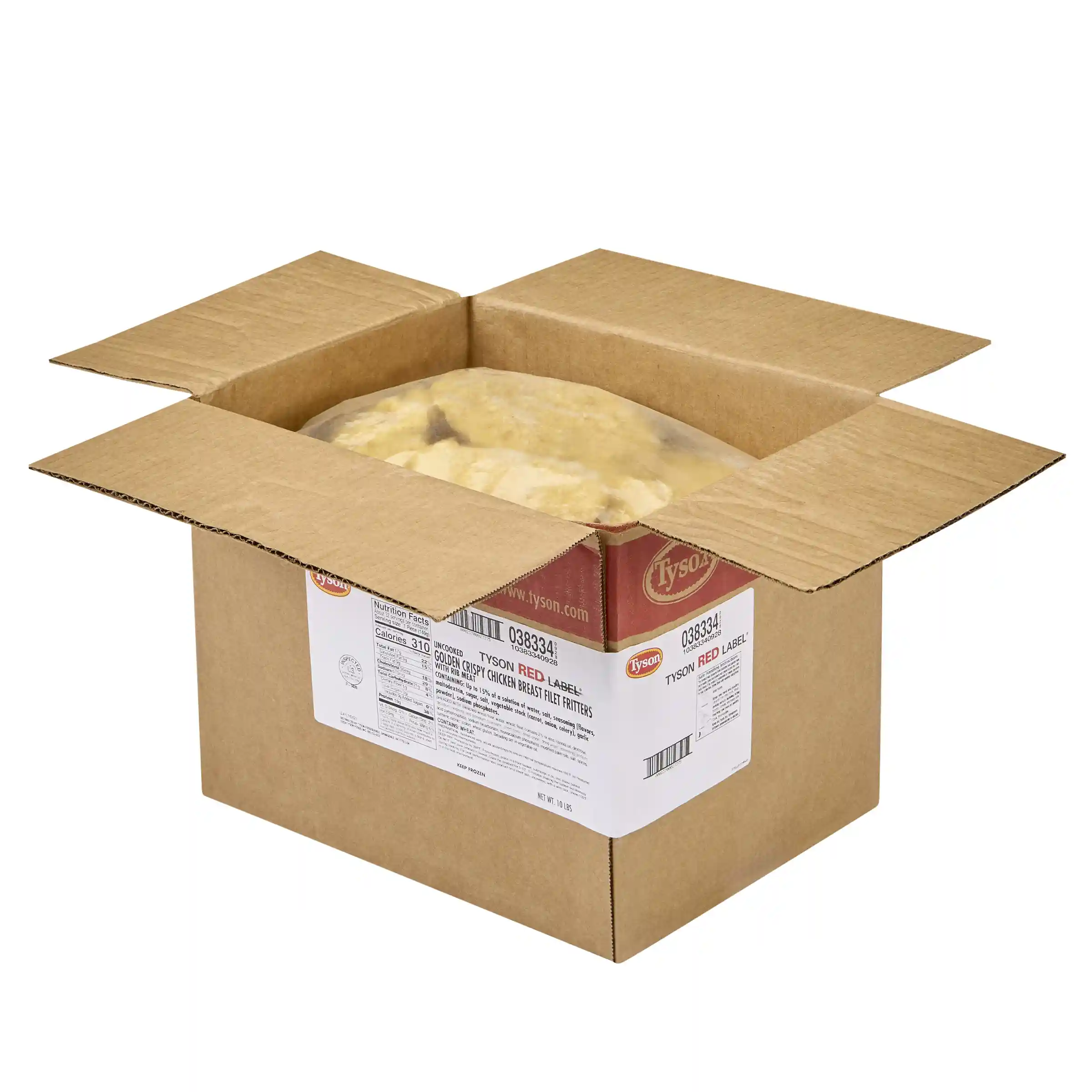 Tyson Red Label® Uncooked Golden Crispy Chicken Breast Filet Fritters, 5 oz._image_4