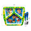 Paw Patrol Kids Dinnerware Set, Marshall & Friends, 3-piece set slideshow image 5 Paw Patrol Kids Dinnerware Set, Marshall & Friends, 3-piece set slideshow image 5