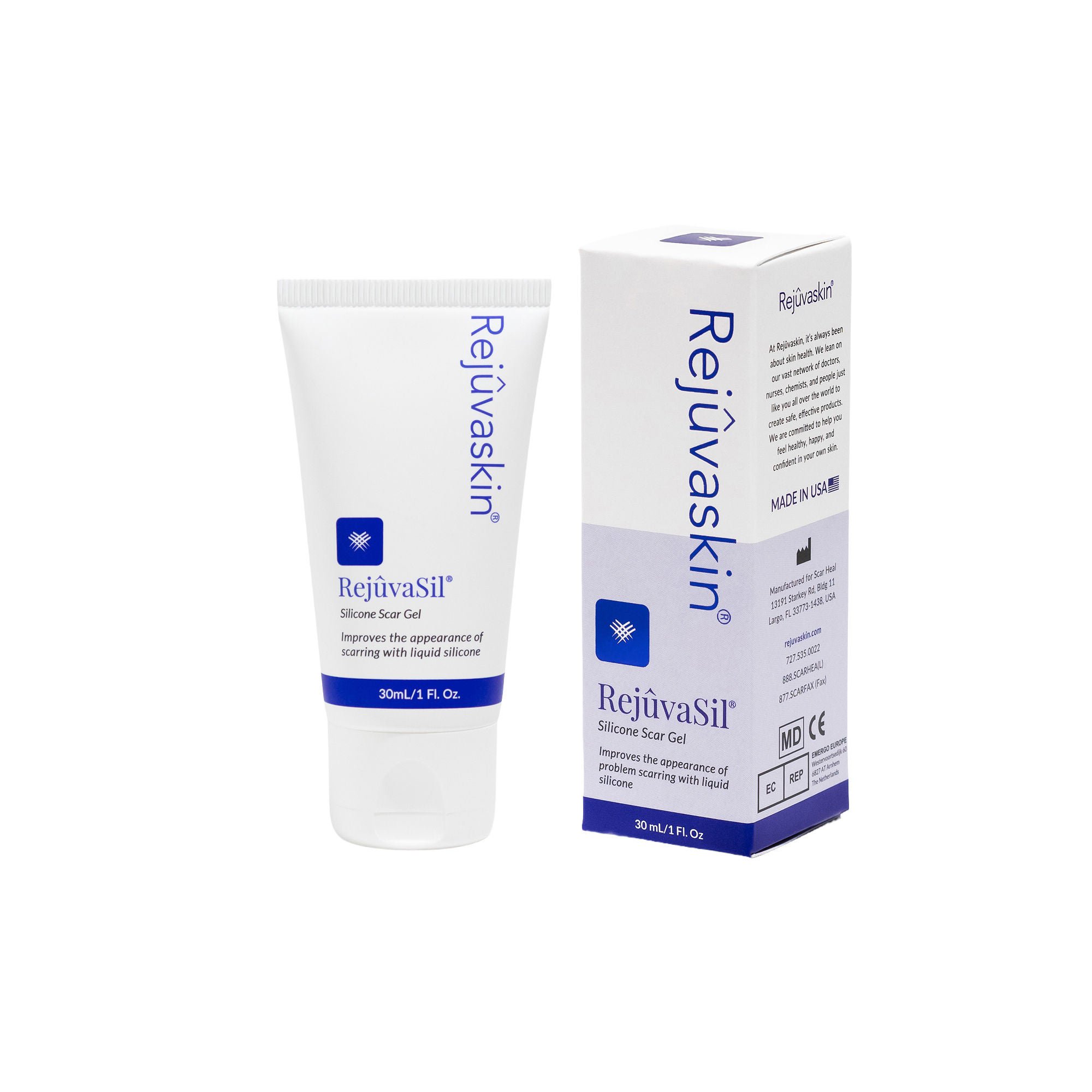 RejuvaSil® Silicone Scar Treatment, 1-ounce tube