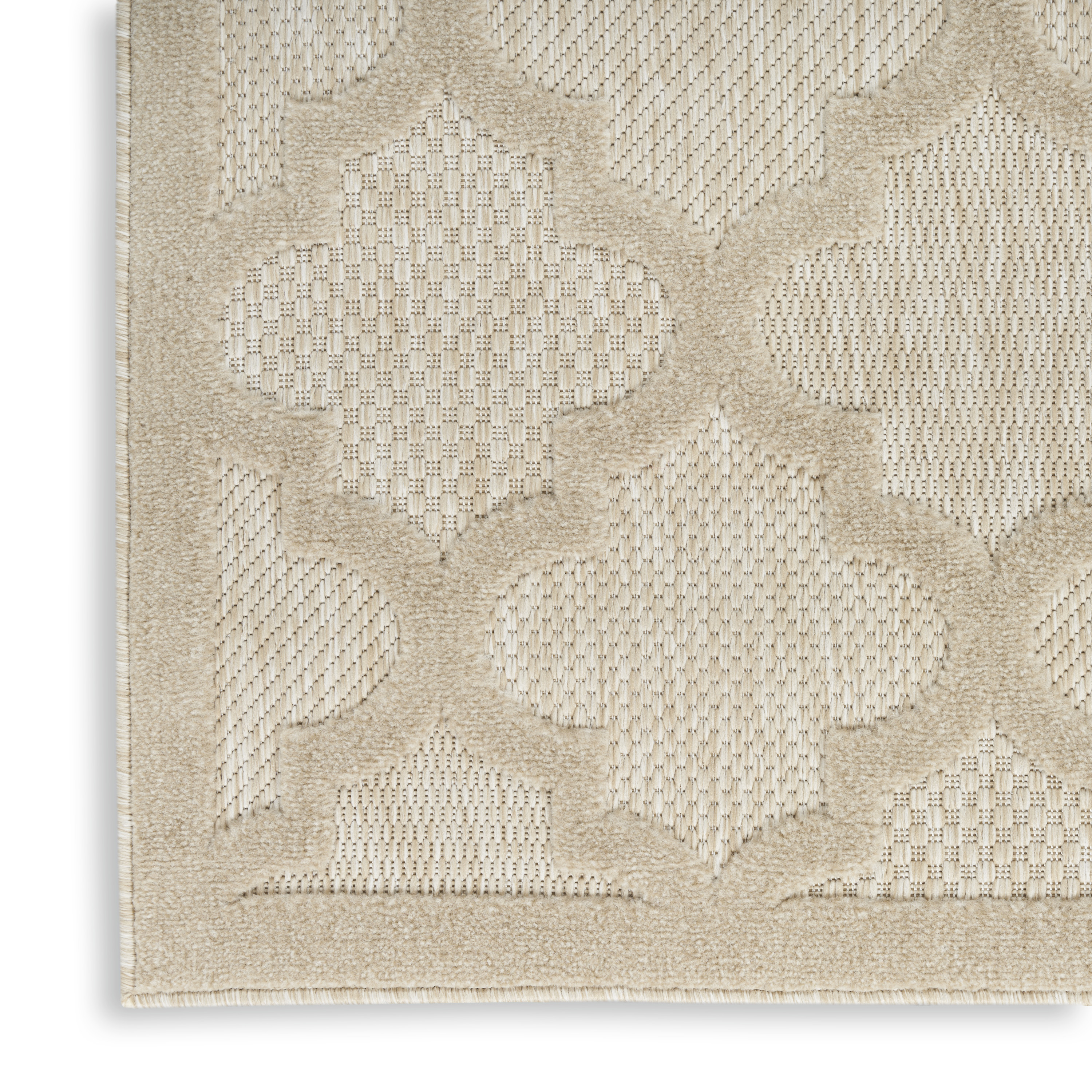 Nourison Easy Care 10' x 14' Cream Modern Rug