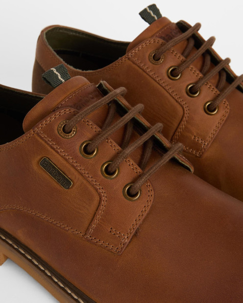 Sandstone Derby Shoes Cognac