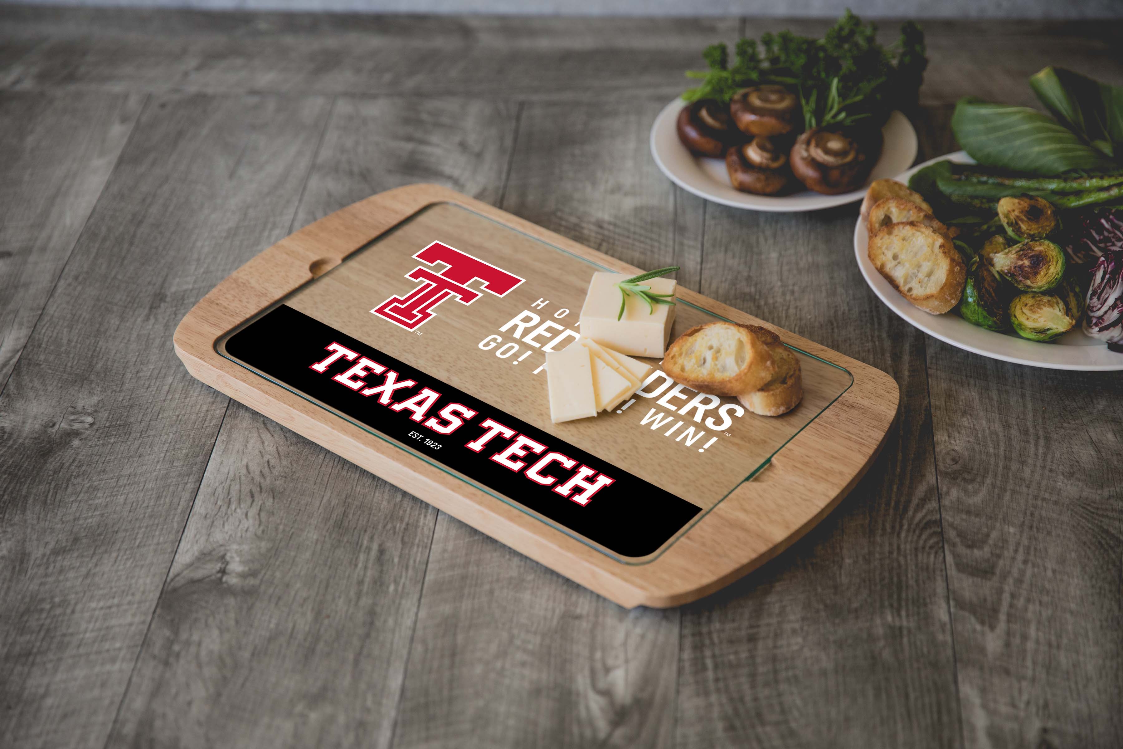 Texas Tech Red Raiders - Billboard Glass Top Serving Tray