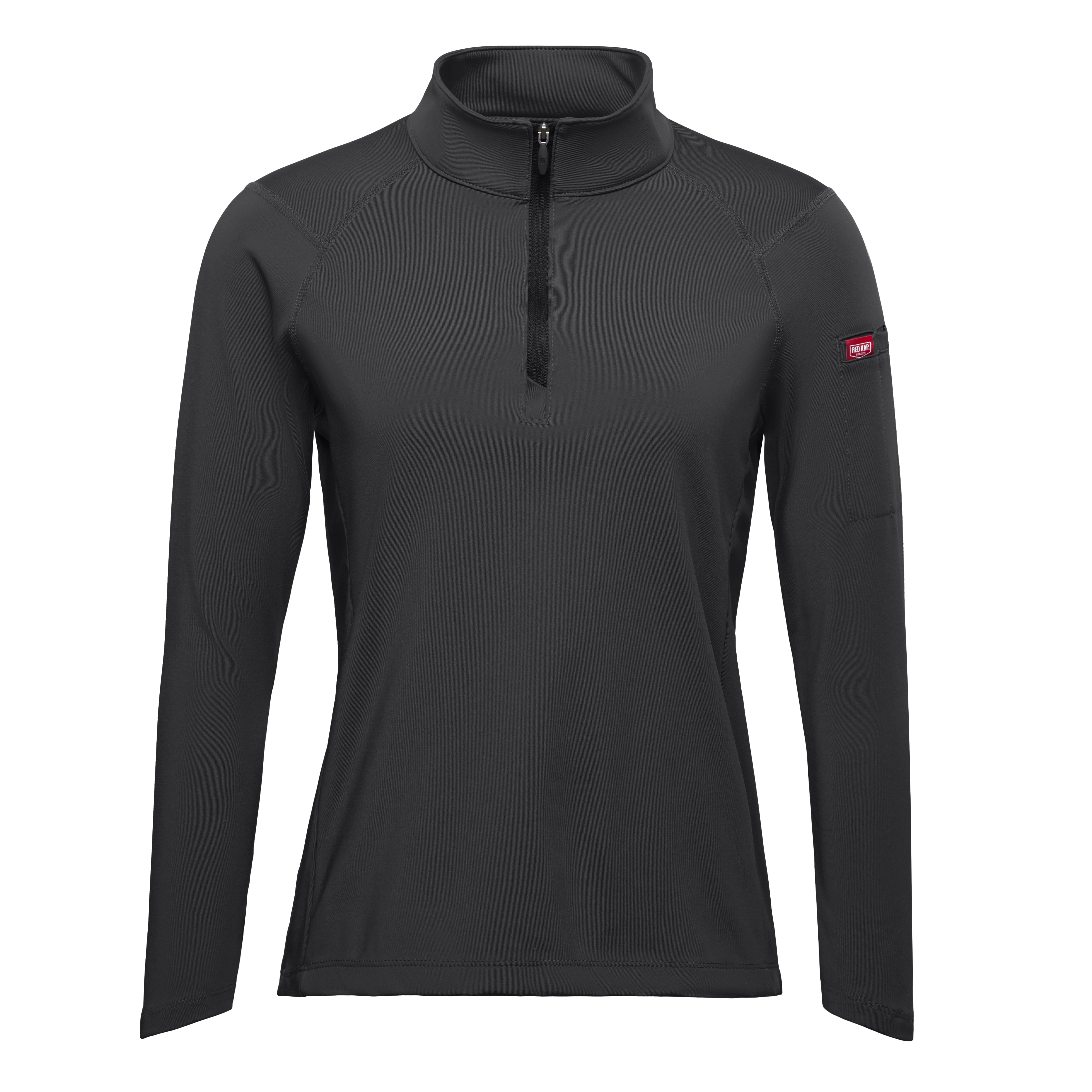 Women‘s Performance Quarter Zip Cadet Collar Pullover-Red Kap
