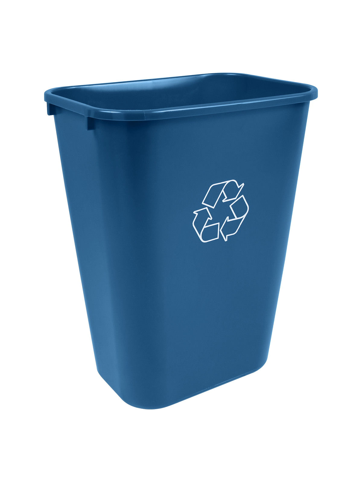 RECYCLING & WASTE BASKET – Single – Body – 41 Q – Mobius Loop – Royal Blue