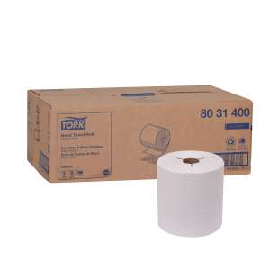 Tork, H80 Universal, 800ft Roll Towel, 1 ply, Natural White