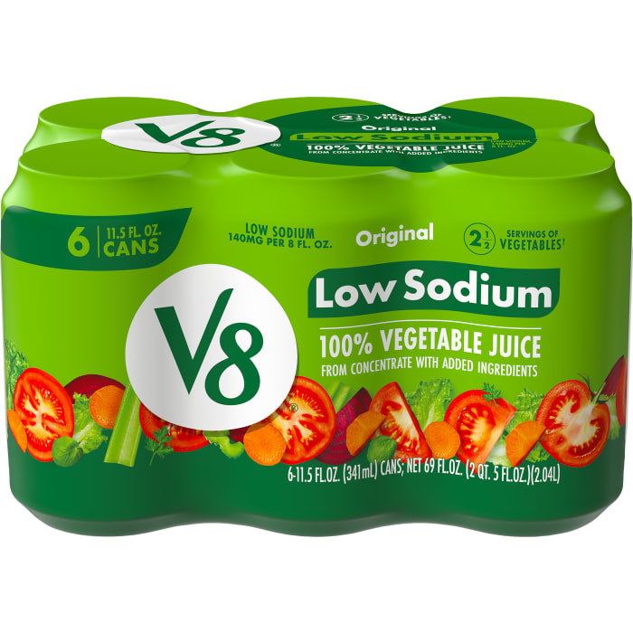 Low Sodium Original 100% Vegetable Juice