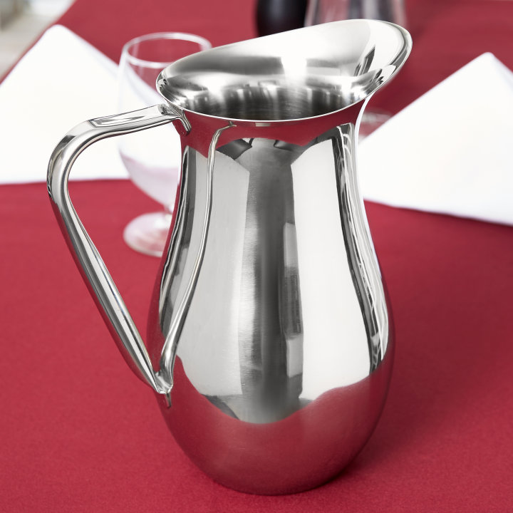 2-quart double-wall stainless steel water pitcher