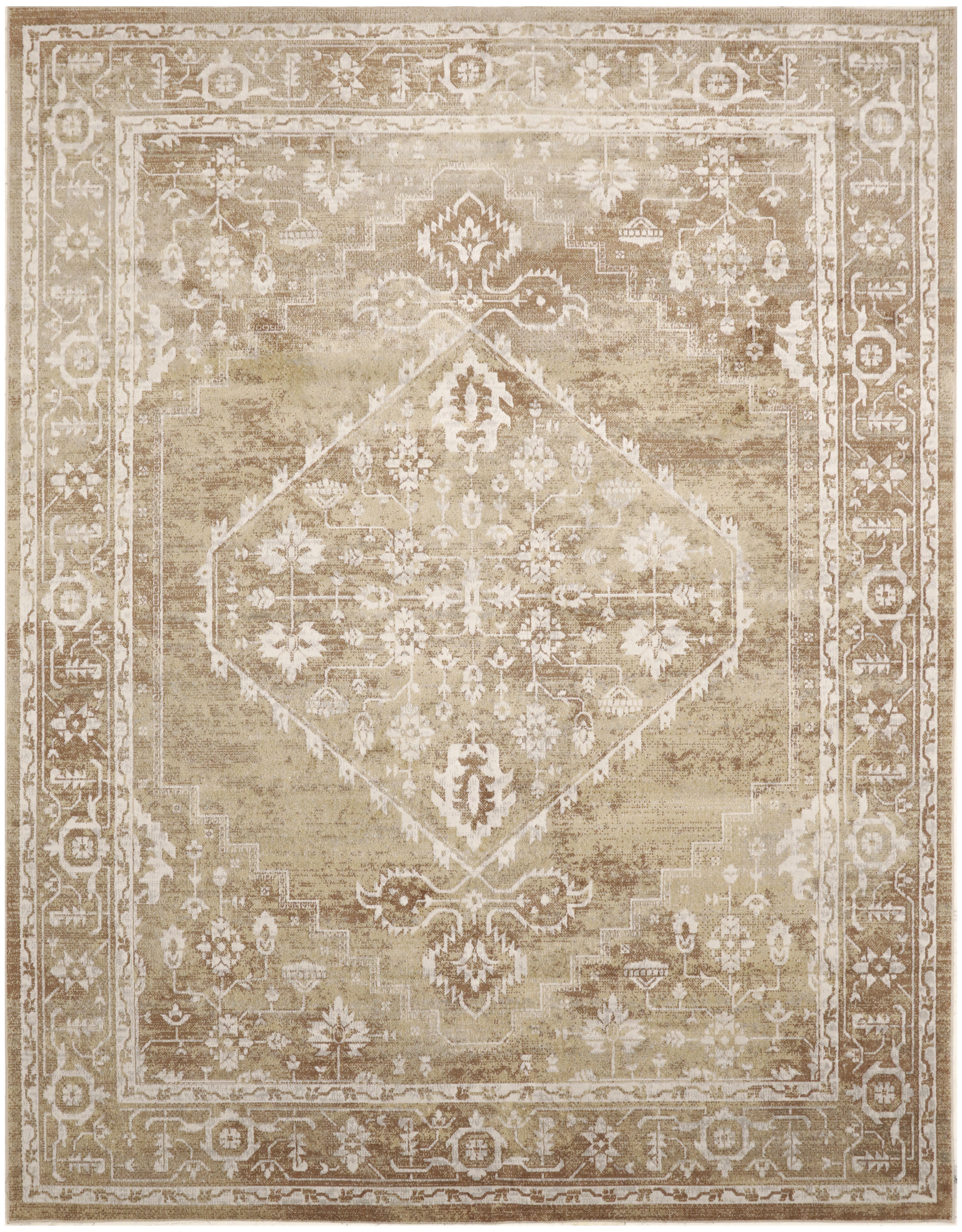 94.00" x 120.00" x .25" Astra Machine Washable Turkey N1724