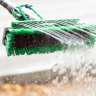 Unger, nLite®, 16" Power Brush, Flagged Nylon Bristles, Green