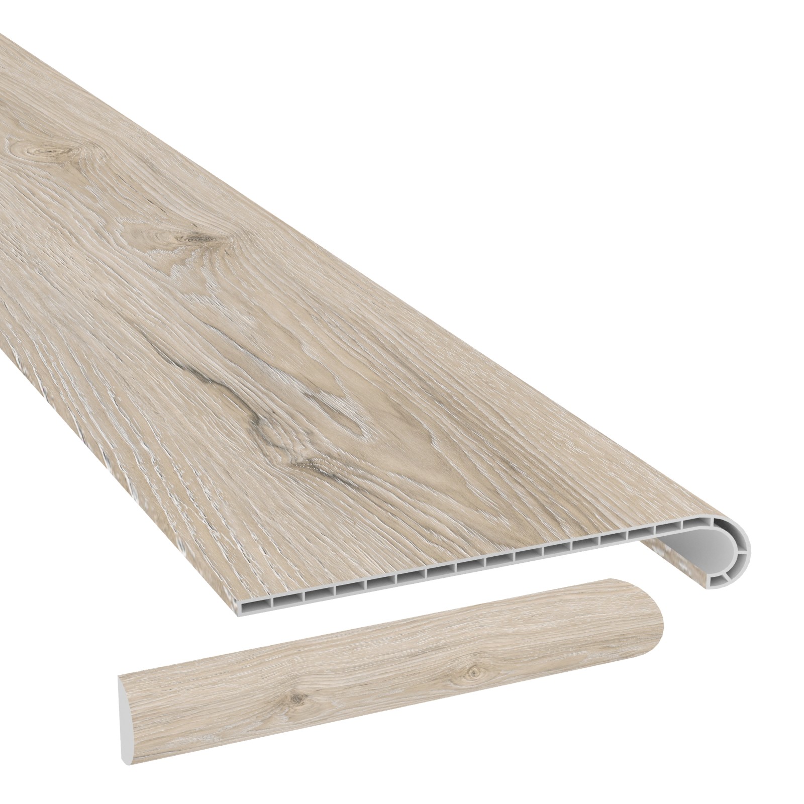 Whale Watch Laguna Vinyl Stair Tread w/ Cap view 1