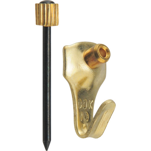 OOK Professional Picture Brass Finished Hangers 10lb Tidy Tin of 20