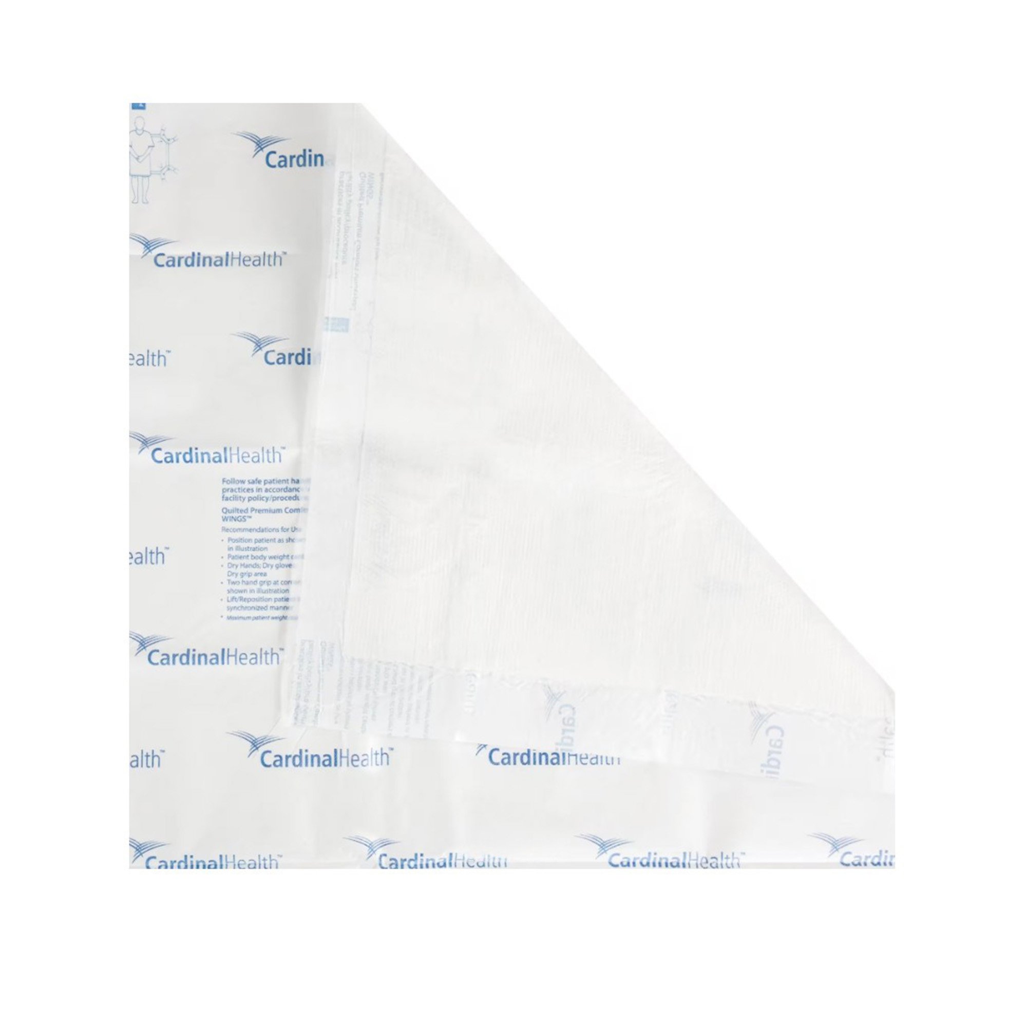 Wings™ Quilted Premium Comfort Maximum Absorbency Positioning Underpad, 30 x 36"