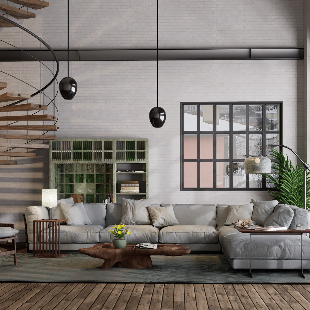 Manhattan Blanco 12-1/4 in. x 21 in. Porcelain Wall Tile