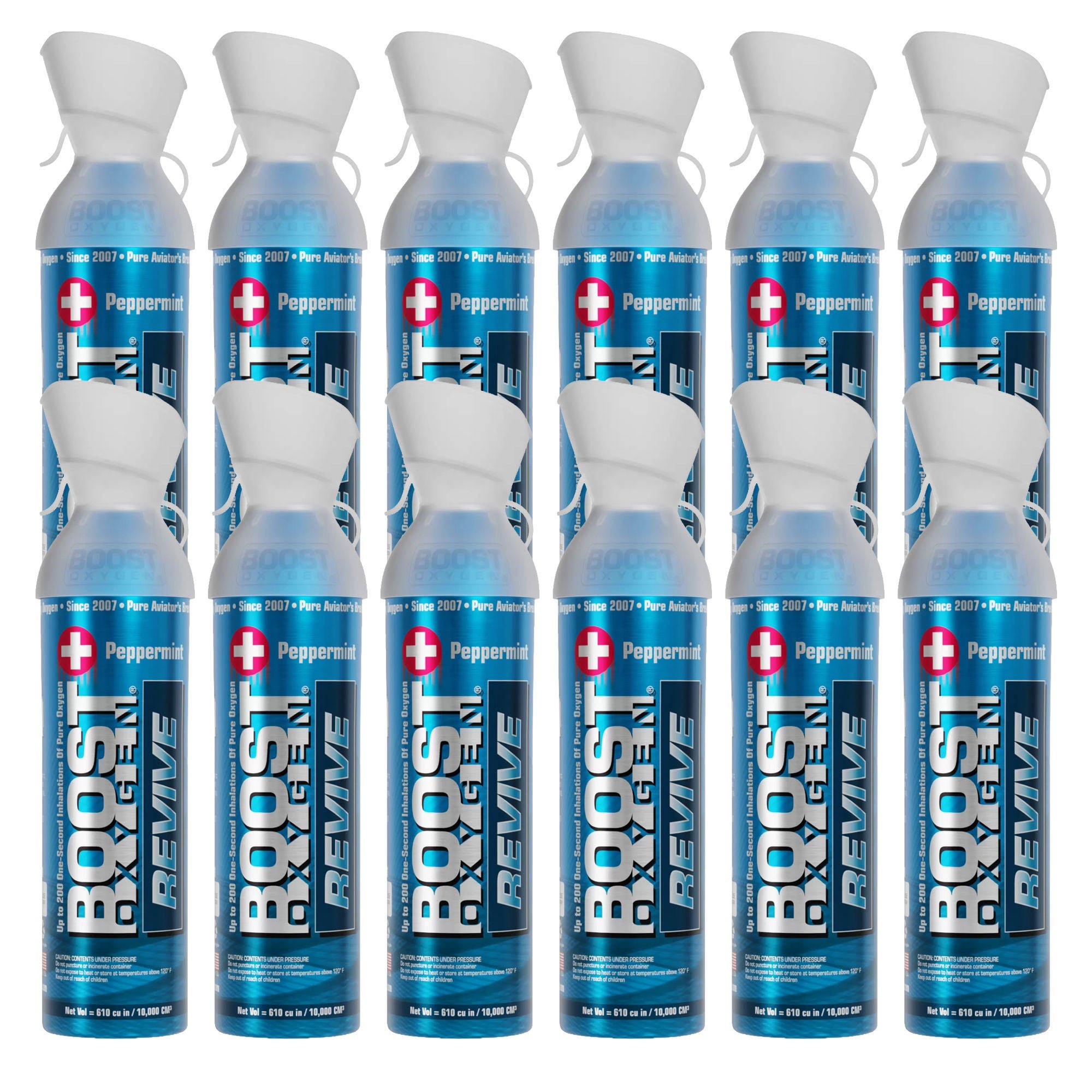 Boost Oxygen® for Respiratory Support, Peppermint Aroma, 10-liter Canister