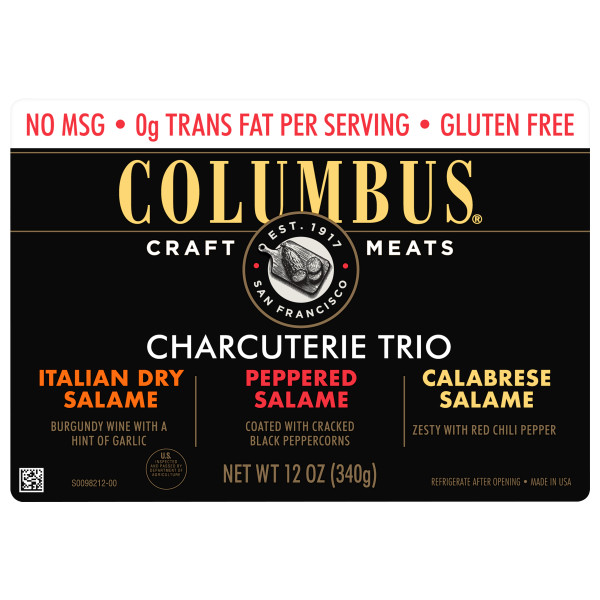 COLUMBUS(r) Charcuterie Trio 12/12 oz. . C1N1 - Front No Plunge In Package (Hi Res)