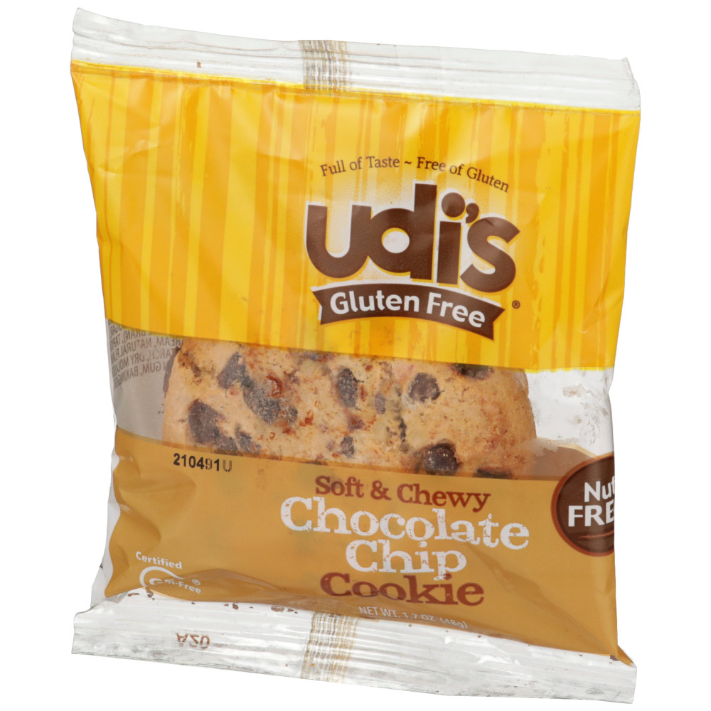 Udi's Gluten Free IW Chocolate Chip Cookie 36/1.7oz Conagra Foodservice