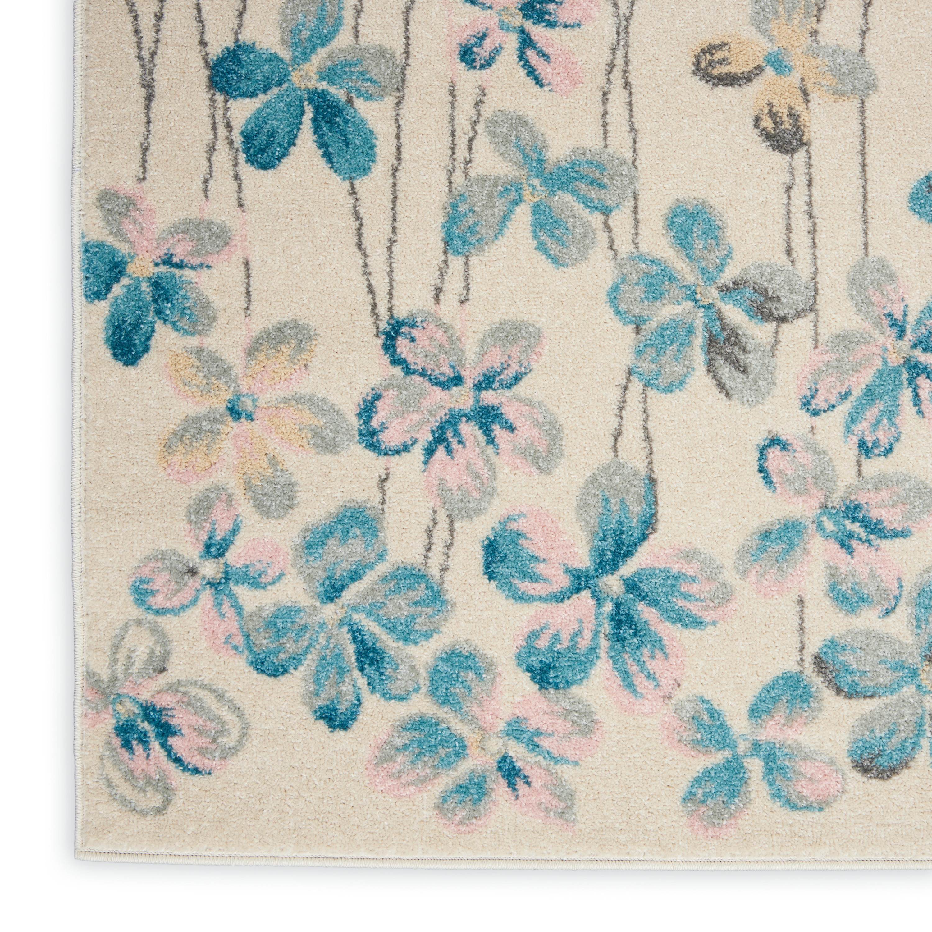 Nourison Tranquil 8' x 10' Ivory Contemporary Indoor Rug