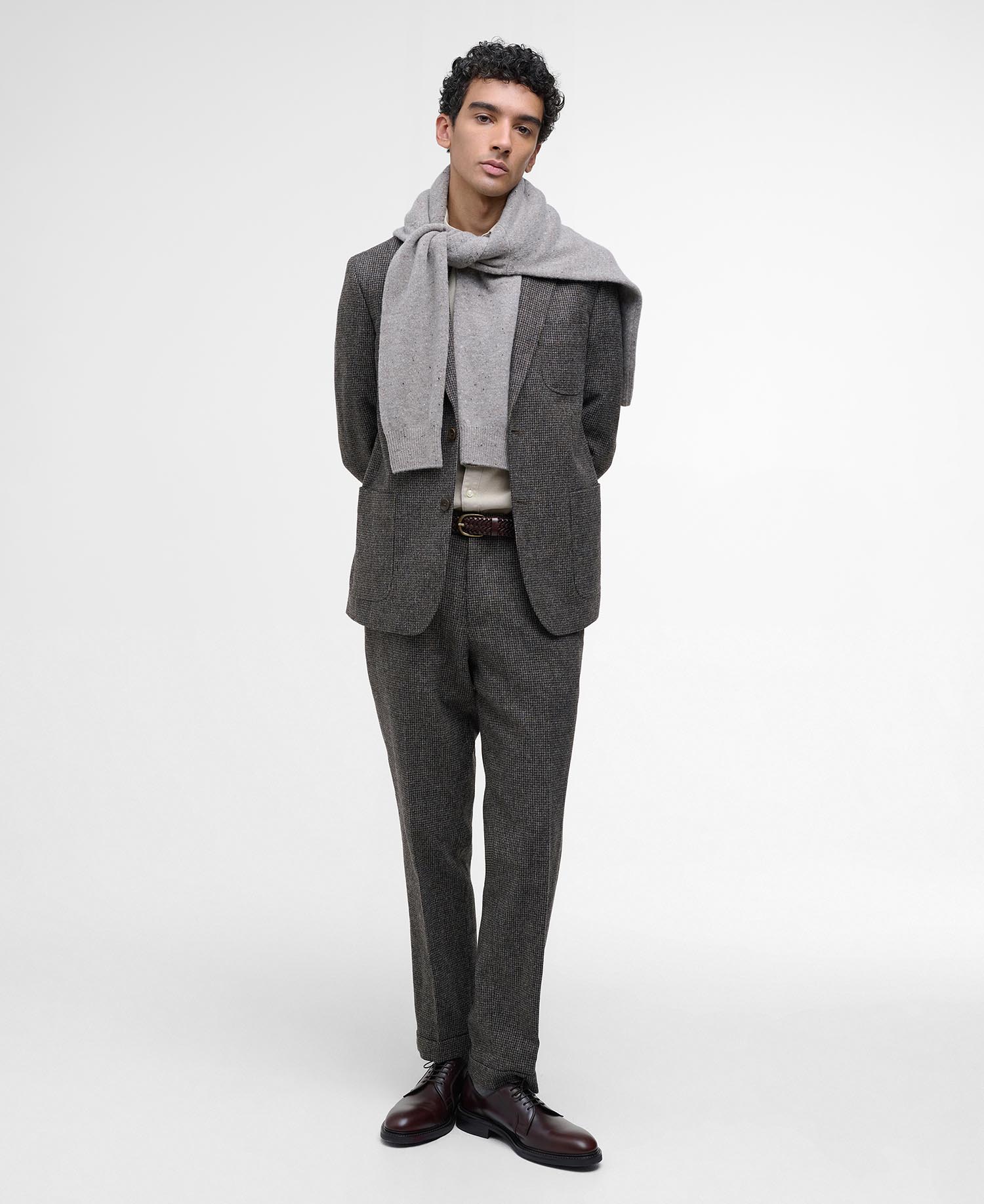 Textured Tweed Suit Trouser image number 1