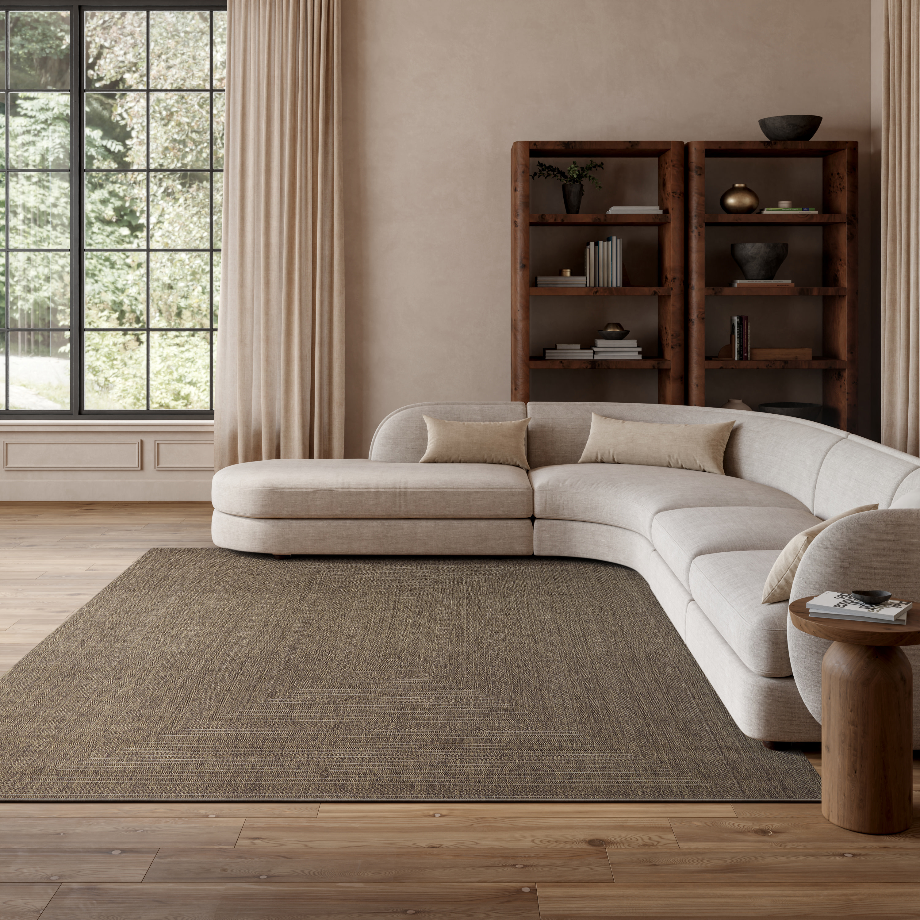 Nourison Tulum 8' x 10' Brown Outdoor Rug