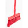Carlisle, Sparta, 12in, Color Coded Duo-Sweep Unflagged Angle Broom, Polyester Bristles, Red
