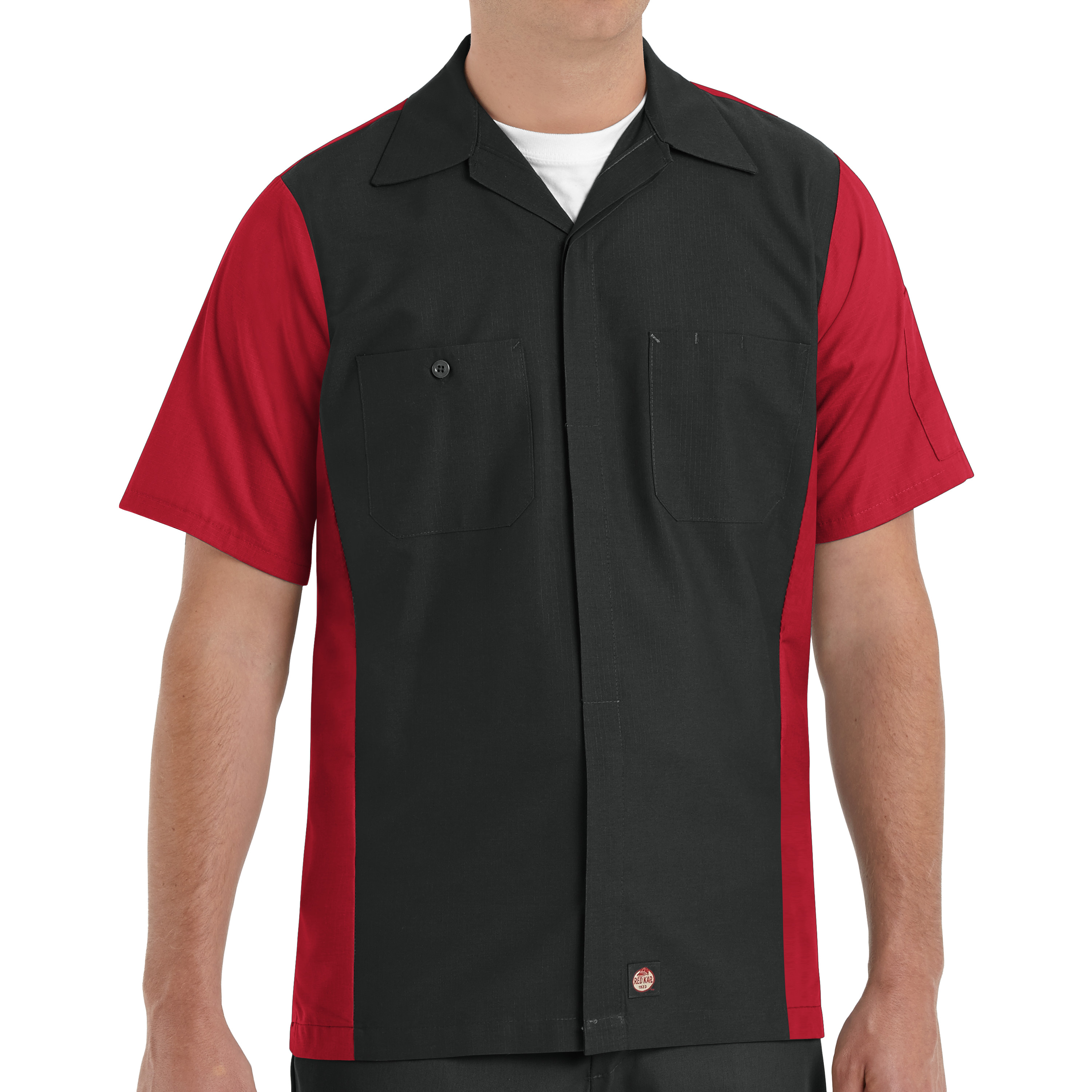 Camisa de hombre Red Kap manga corta bicolor - Imagen 13 de 29