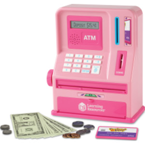 Pretend and Play® Teaching ATM Bank - Pink