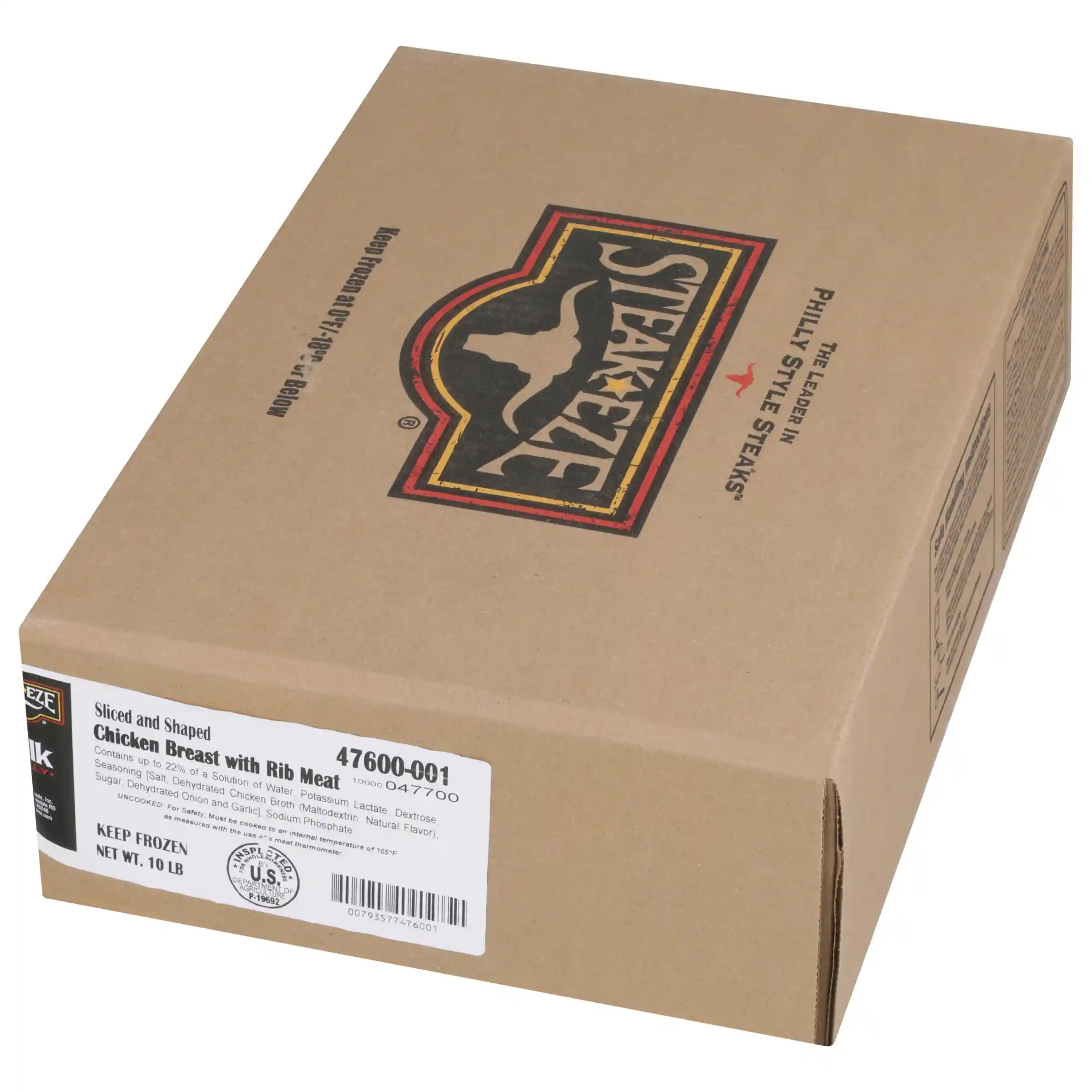 Steak-EZE® Sliced & Shaped Chicken Breast with Rib Meat _image_5