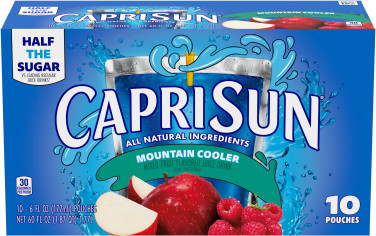 Capri Sun® Mountain Cooler Mixed Fruit Flavored Juice Drink, 10 ct Box, 6 fl oz Pouches