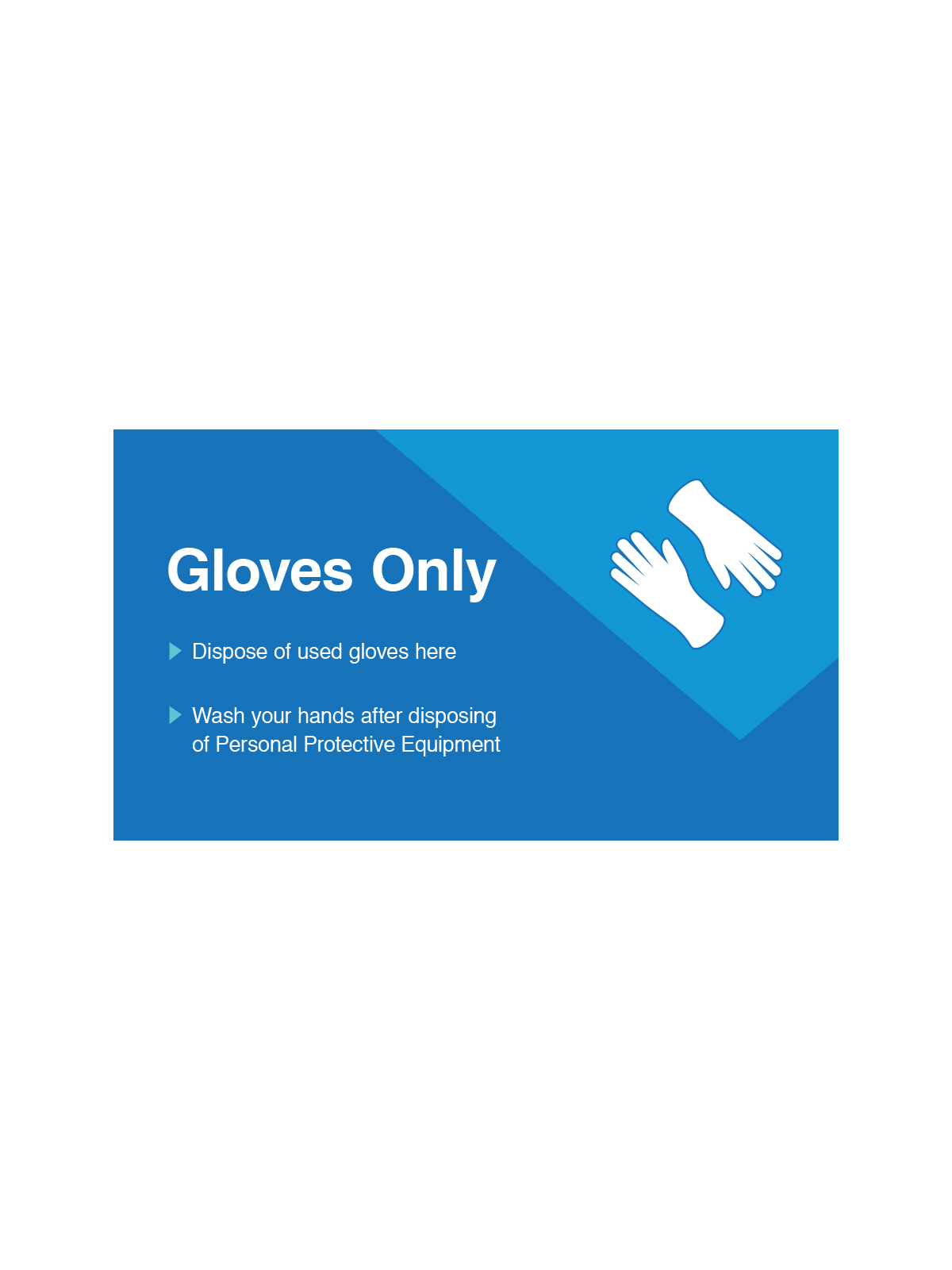 SPECTRUM – Ellipse Double Sign – Gloves Only – Blue-White