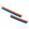 EUR52282A4, Sanitaire, Bristle Strip Set Orange
