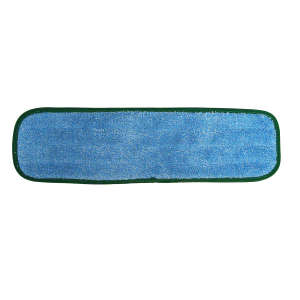 Hillyard, HD Microfiber, 18"W, Polyester/Polyamide Blend, Blue/Green, Wet Mop