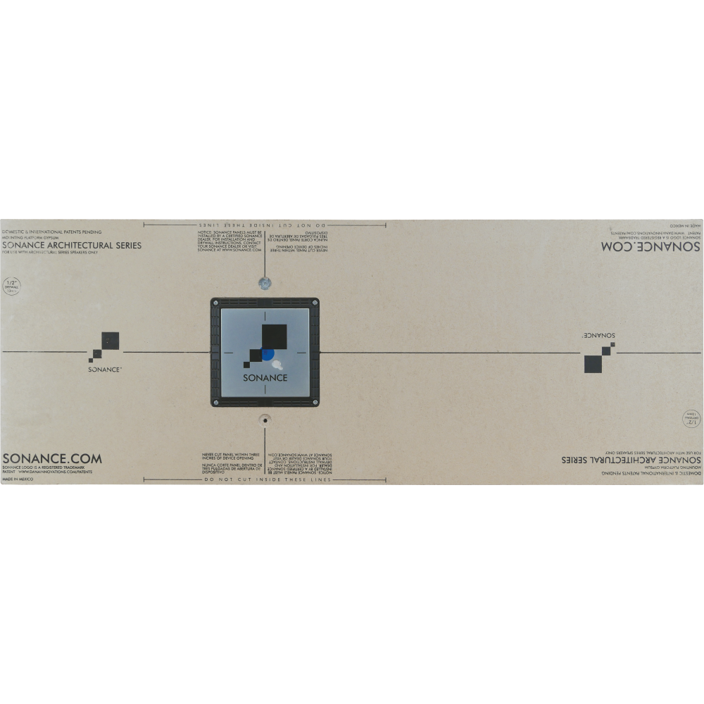 1/2IN GYPSUM MOUNTING PLATFORM AS FOR BPS8 OR AS68RS SQUARE (1 EACH)