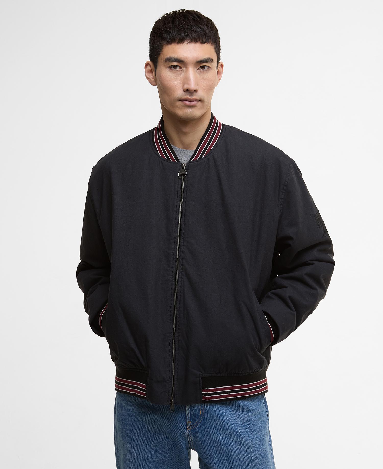 Dobson Casual Varsity Jacket image number 0