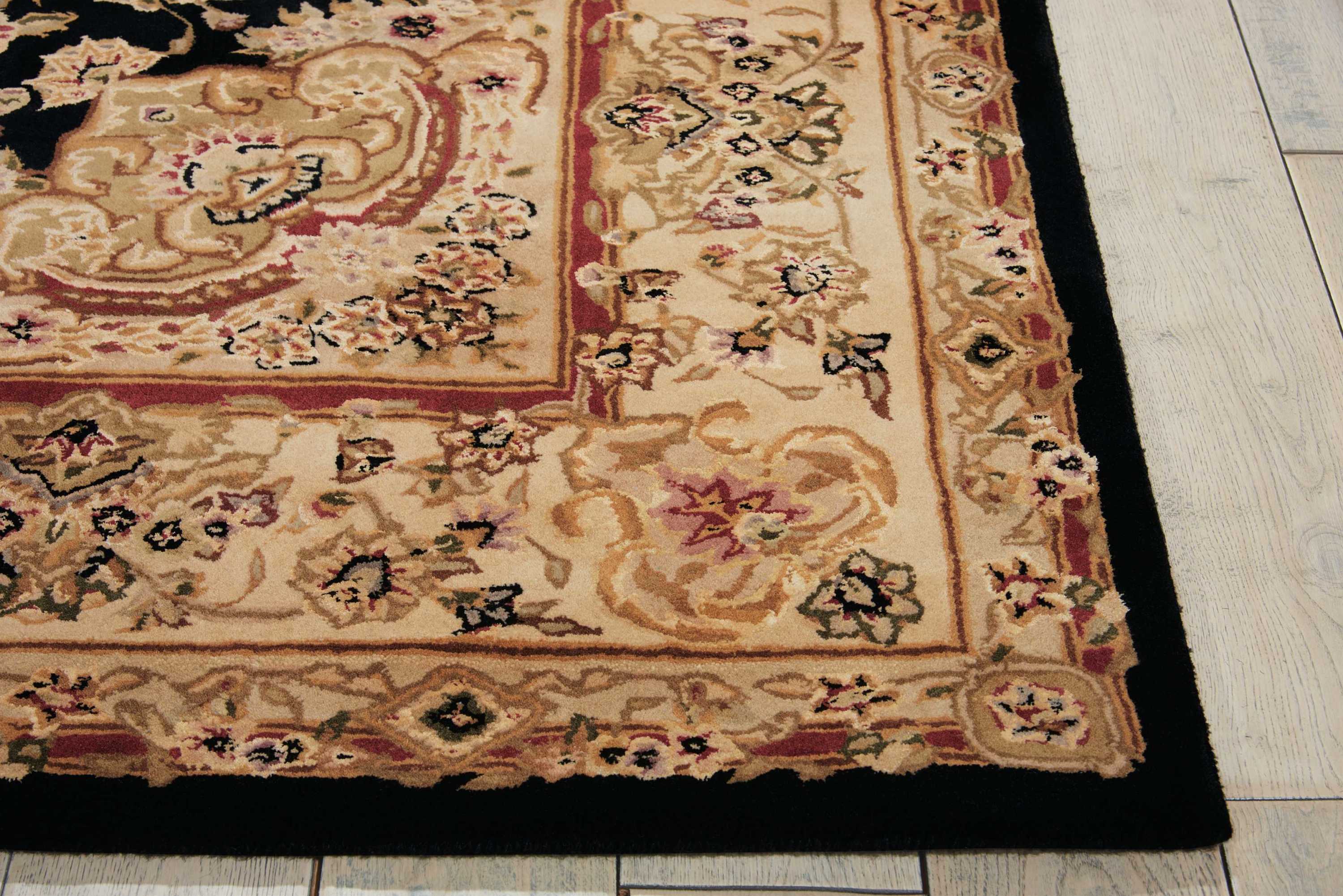 Nourison Nourison 2000 2'6" x 4'3" Black Traditional Indoor Rug