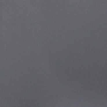 Gray textured fabric panel filling the frame, lying flat and unwrinkled, evenly lit neutral surface with subtle darker shading toward the bottom-right.